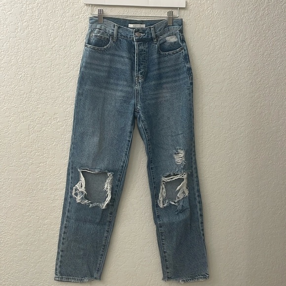 Women's Pacsun High Rise Straight Denim Jeans, Size 25 - Picture 1 of 16